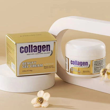Crema Facial Flower Secret – Colágeno + Blanqueamiento + Hidratación ✨🌸